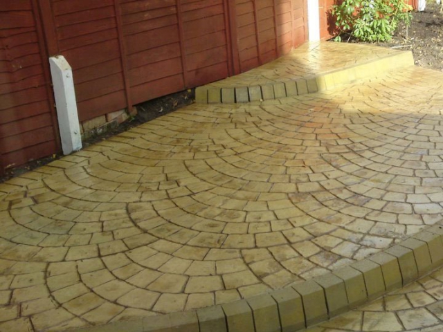 Block paving